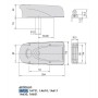ELECTROCERRADURA CISA SOBREPONER ELETTRIKA Y PULSADOR INTERIOR ref. 1A731.00