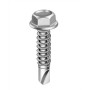TORNILLO BROCA CABEZA HEXAGONAL DIN.7504-K 4.8x22 SIN ARANDELA P-16 ZINCADO (€/100ud)
