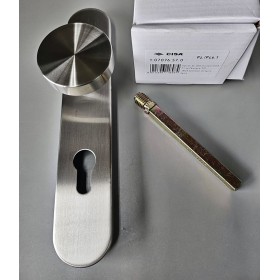POMO INOXIDABLE CISA PARA PUERTA CORTAFUEGOS CON BOCALLAVE ref. 07076.57