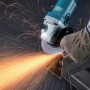 AMOLADORA ELÉCTRICA DE Ø125mm MAKITA GA5040R DE 1100W + NAVAJA MULTIUSOS
