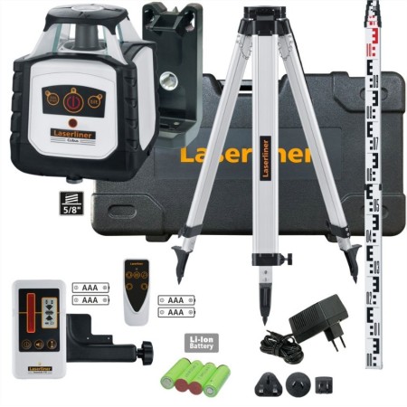 NIVEL LÁSER LASERLINER ROTATIVO CUBUS 210 S SET 150cm ref. 052.205A