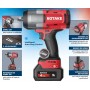 LLAVE DE IMPACTO ROTAKE 18V ROTAKE T-2 DE 1180Nm