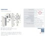 RETENEDOR DICTATOR 50N VS2000+GANCHO 1020 CROMO BRILLO ref. FF300500