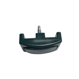 ABRAZADERA PLASTICO VERDE PARA ATORNILLAR A TUBO DE 40mm.Ral 6005