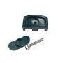 ABRAZADERA PLASTICO VERDE PARA ATORNILLAR A TUBO DE 40mm.Ral 6005