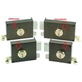 CERRADURA DE  SOBREPONER ILARGI 125A-10 DE 100mm A IZQUIERDAS
