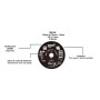 DISCO MILWAUKEE CONTRACTOR Ø115x1mm CORTE INOX