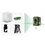 PACK NIVEL LÁSER METRICA CROSS GREEN ref. 61423