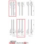 PICAPORTES (JGO) PARA ANTIPÁNICO CISA FAST PUSH-TOUCH ref. 07063.66