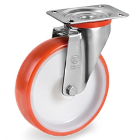 RUEDA TELLURE ROTA Ø125 220Kg GIRATORIA ref. 604203