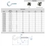 HEMBRILLA ABIERTA INDEX DE 18x50mm (€/100uds) ref. ALHA18050