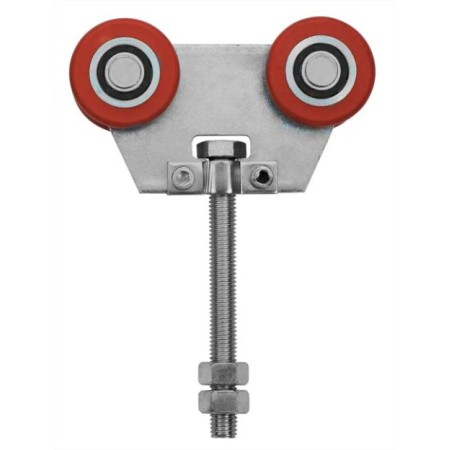 COLGADERO ESTEBRO DE NYLON U-60 E450 DOBLE PARA PUERTAS HASTA 450Kg cod. 467