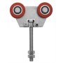 COLGADERO ESTEBRO DE NYLON U-60 E450 DOBLE PARA PUERTAS HASTA 450Kg cod. 467