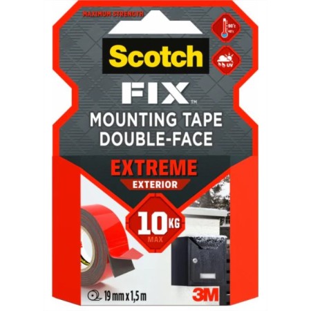 CINTA DOBLE CARA SCOTCH/3M EXTREMA EXTERIOR DE 1,5mx19mm ref. 71002727