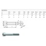 TORNILLO ALLEN DIN 912 8.8 DE M-5x40mm (€/100uds)