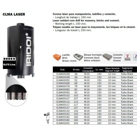 CORONA CONSTRUCCION IRIDOI CLMA LÁSER Ø52x150mm ref. CLMA00052