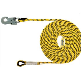 CUERDA SEGURIDAD SAFETOP Ø14mm/20m CÓN MOSQUETON ref. 80152