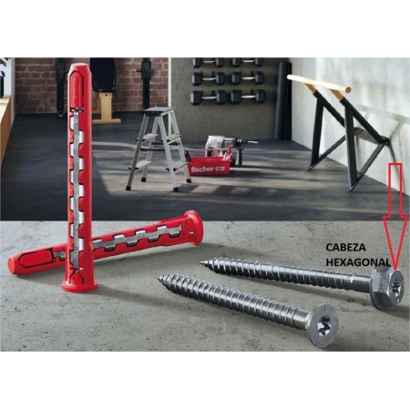 TACO NYLON/METAL FISCHER HYBRID POWER 10x90mm (50uds) ref. 577364