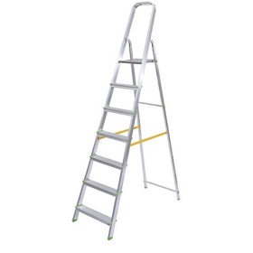 ESCALERA ALUMINIO DOMESTICO FERRAL ENERGY 7 PELDAÑOS CON BANDEJA