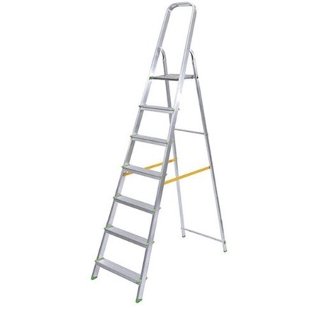ESCALERA ALUMINIO DOMESTICO FERRAL ENERGY 7 PELDAÑOS CON BANDEJA