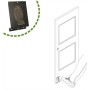 PISON CHAPA NEGRO AMIG PARA PUERTA DE 147x98x3mm rf.23957