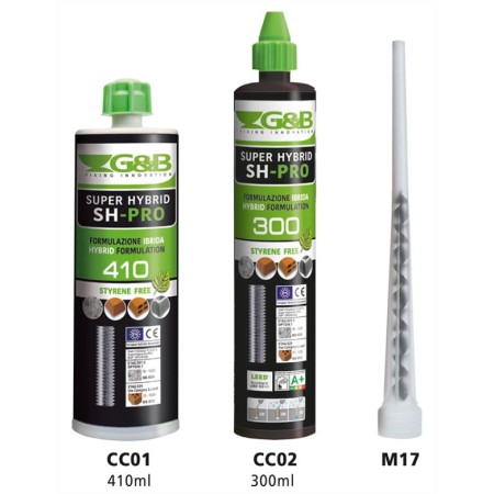 ANCLAJE QUÍMICO MAREFIX SUPER HYBRID 410ml EPOXI ref. CC01