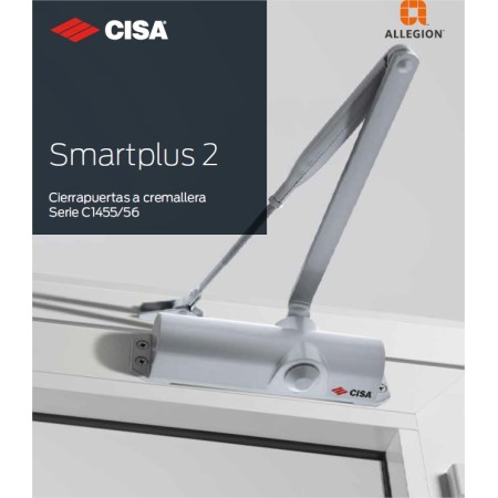 CIERRAPUERTAS CISA FUERZA 2-4 COLOR BLANCO ref. C1457.03.97