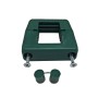 ABRAZADERA VERDE PARA TUBO 60 X 40 DE VALLA PLEGADA,(GC) PARA CERRAMIENTO VERDE