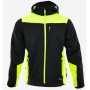 CHAQUETA SOFTSHELL GAHIBRE COMFORT PLUS NEGRA/AMARILLA Talla M