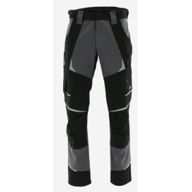 PANTALÓN COTTONFLEX 250gr NEGRO/GRIS M/42  ref. 1-05-535-25-71