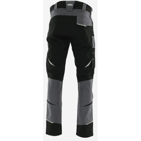 PANTALÓN COTTONFLEX 250gr NEGRO/GRIS talla XL/46