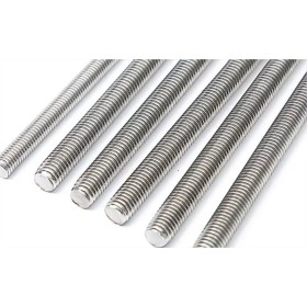 VARILLA ROSCADA DE ACERO INOXIDABLE DE  M-10x1000mm DIN 975 A2