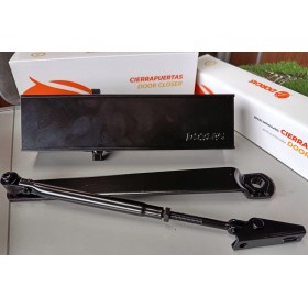 CIERRAPUERTAS DORCAS DC3.V NEGRO EN(2-5) BRAZO NORMAL ref. D22399/B