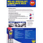 LUBRICANTE SECO PTFE WD40 DOBLE ACCIÓN 400ml