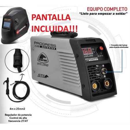 GRUPO INVERTER STAYER PROGRESS 160 ADVANCED DE 160A AL 60%  ref. 1.3704 + PANTALLA AS-ESSENTIAL