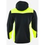 CHAQUETA SOFTSHELL GAHIBRE COMFORT PLUS NEGRA/AMARILLA Talla XXL