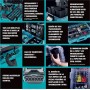 CARRO MAKITA MAKTRAK COMPLETO (7pzs) CON RUEDAS
