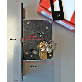 CERRADURA EMBUTIR LINCE 5812-40-AIBC IBERDROLA IBC cilin.0180 SOLO PALETON DESLIZANTE