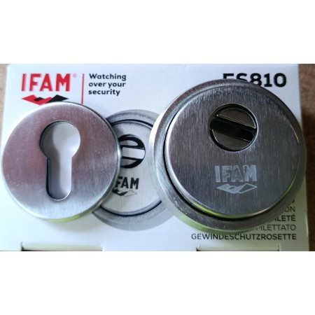 ESCUDO SEGURIDAD IFAM ES810 CROMADO ref. ES810C | PROTECCIÓN ANTIRROBO