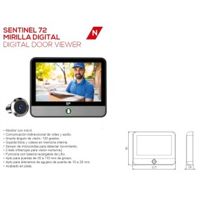 MIRILLA DIGITAL IFAM SENTINEL 72 ref. sentinel72-slv