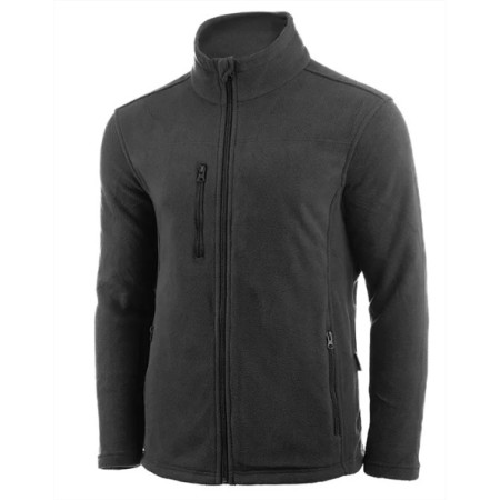 FORRO POLAR NEGRO TB BONE CREMALLERA COMPLETA Y 3 BOLSILLOS TALLA XL