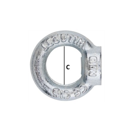 CANCAMO ZINCADO HEMBRA DIN.582 REF.542 DE M-12