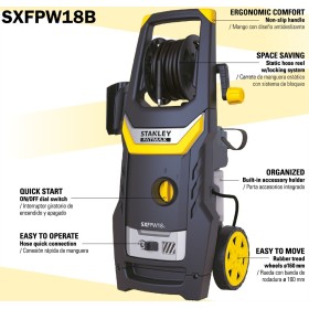 HIDROLIMPIADORA STANLEY FATMAX SXFPW18-B 145bar 460l/h
