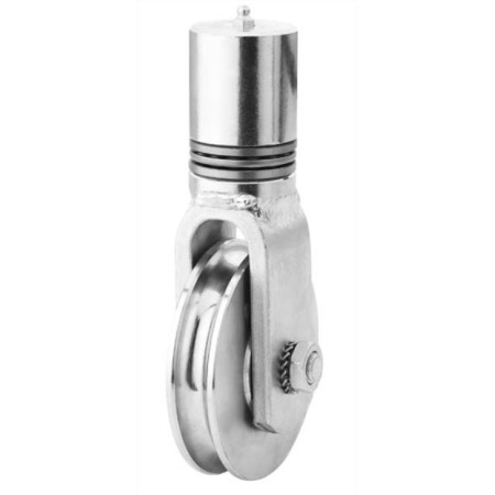 POLEA CORREDERA PIVOTANTE Ø120x16mm ref. 147