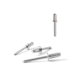 REMACHE BRALO DE ALUMINIO Y CABEZA ALOMADA DE 4.8x16mm (ECOBLISTER de 65uds)