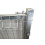 PUERTA METÁLICA PARA CERRAMIENTO DE VALLA PLEGADA 1 X 1METRO CINCADA CON PLACAS (IZQUIERDAS)