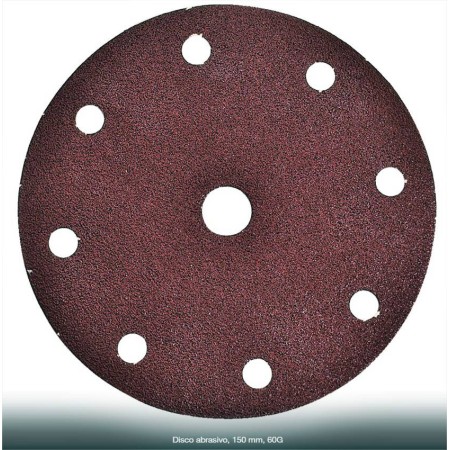 LIJA VELCRO MAKITA Ø150mm Grano 60 (10uds) ref. P-31924