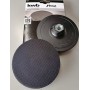 PLATO/SOPORTE KWB DE VELCRO PARA AMOLADORA Ø125mm ref. 49488014