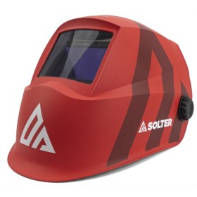 PANTALLA AUTOMATICA SOLTER HELLMET R-05 RED ref. 10487
