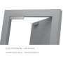 PLACA INSTALACIÓN VENTOSA DORCAS F600 195x60x12mm ref. M-F600